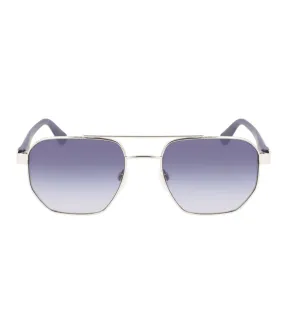 Calvin Klein Men's Blue Gradient Aviator Sunglasses