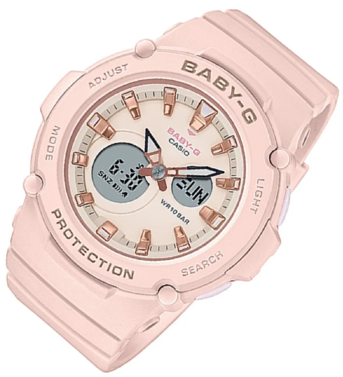 Casio Baby-g BGA-275-4A Digital Analog Rubber Strap Watch For Women