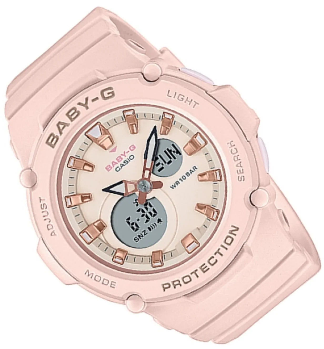 Casio Baby-g BGA-275-4A Digital Analog Rubber Strap Watch For Women