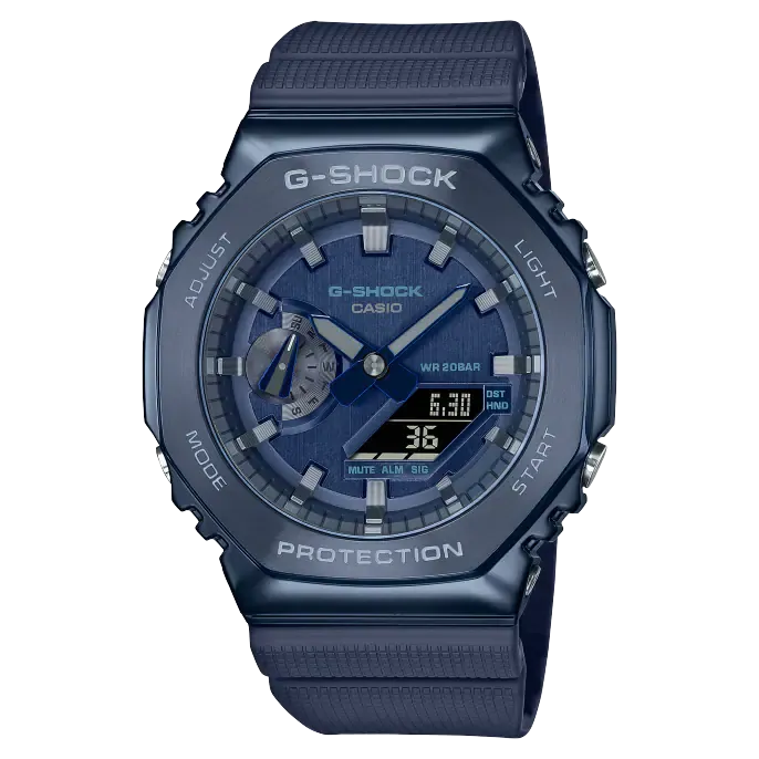 CASIO G-SHOCK Analog-Digital Blue Dial Men's Watch #GM-2100N-2ADR