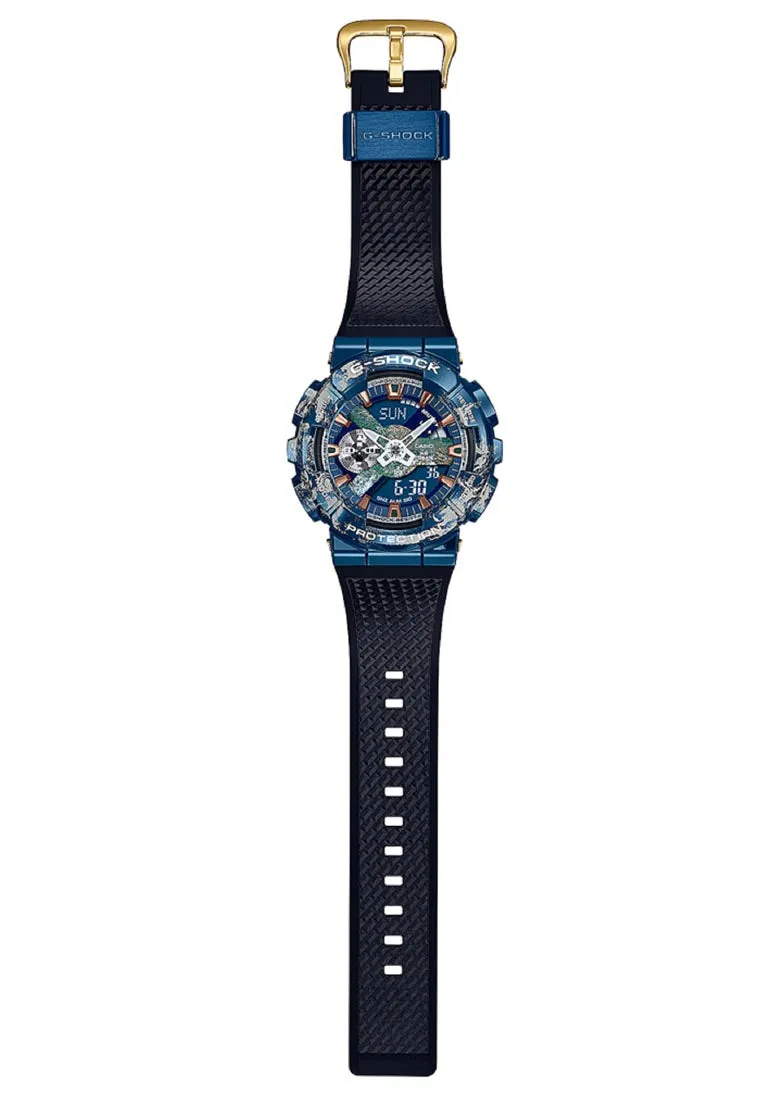 Casio G-shock GM-110EARTH-1A Digital Analog Rubber Strap Watch