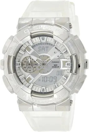 CASIO GM-110SCM-1ADR GM-110 Series Analog-Digital White Watch