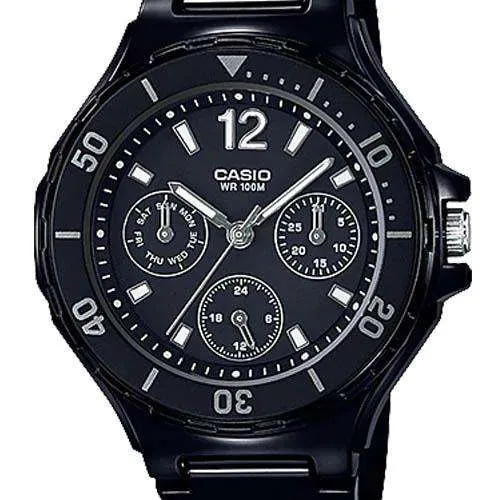 Casio LRW-250H-1A1 Black Resin Strap Watch for Women