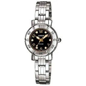 Casio LTD-2002D-1AVDF Silver Stainless Steel Strap Watch for Women