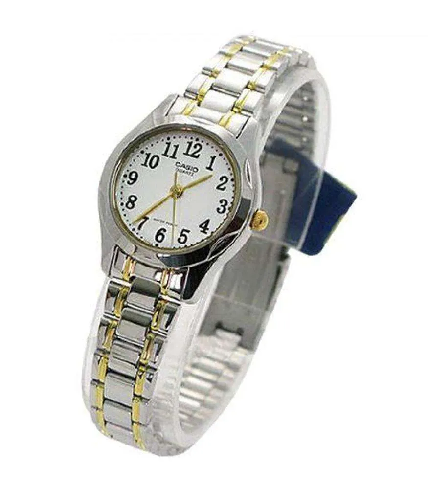 Casio LTP-1275SG-7BDF Two Tone Stainless Steel Strap Watch for Women