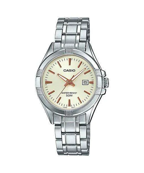 Casio LTP-1308D-9AVDF Silver Stainless Steel Strap Watch for Women