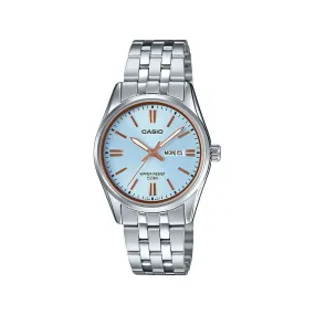 Casio LTP-1335D-2AVDF Silver Stainless Steel Strap Watch for Women