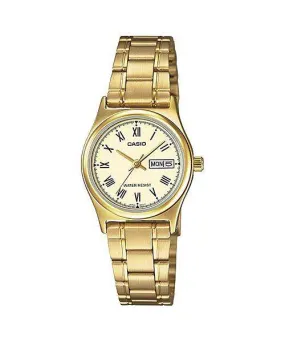 Casio LTP-V006G-9B Gold Stainless Steel Strap Watch for Women