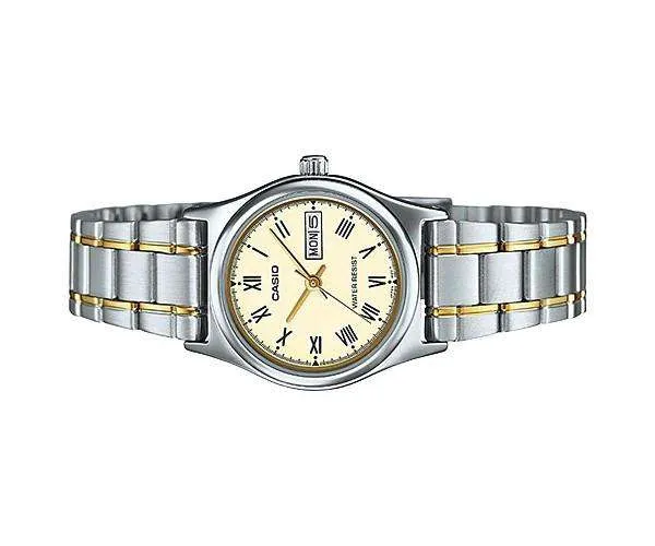 Casio LTP-V006SG-9B Two Tone Stainless Watch for Women