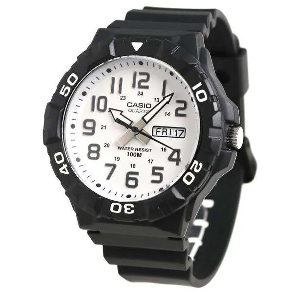 Casio MRW-210H-7AVDF Analog Black Resin Strap Watch for Men