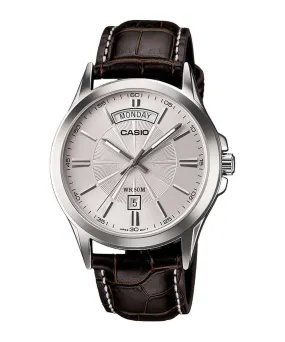 Casio MTP-1381L-7AVDF Brown Leather Watch for Men