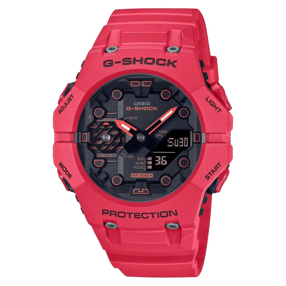 Casio Red Resin Watch