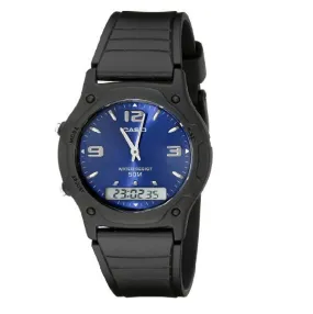 Casio Standard AW-49HE-2AVDF Black Resin Strap Watch for Men