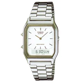 CASIO Vintage Edgy Unisex Analog Dial and Digital #AQ-230A-7DHDF / AQ-230A-7DMQ