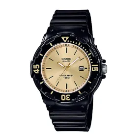 Casio Youth Black & Rose Analog Watch LRW200H-9E