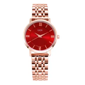 Casual Roman Numberal Scale Women's Watch