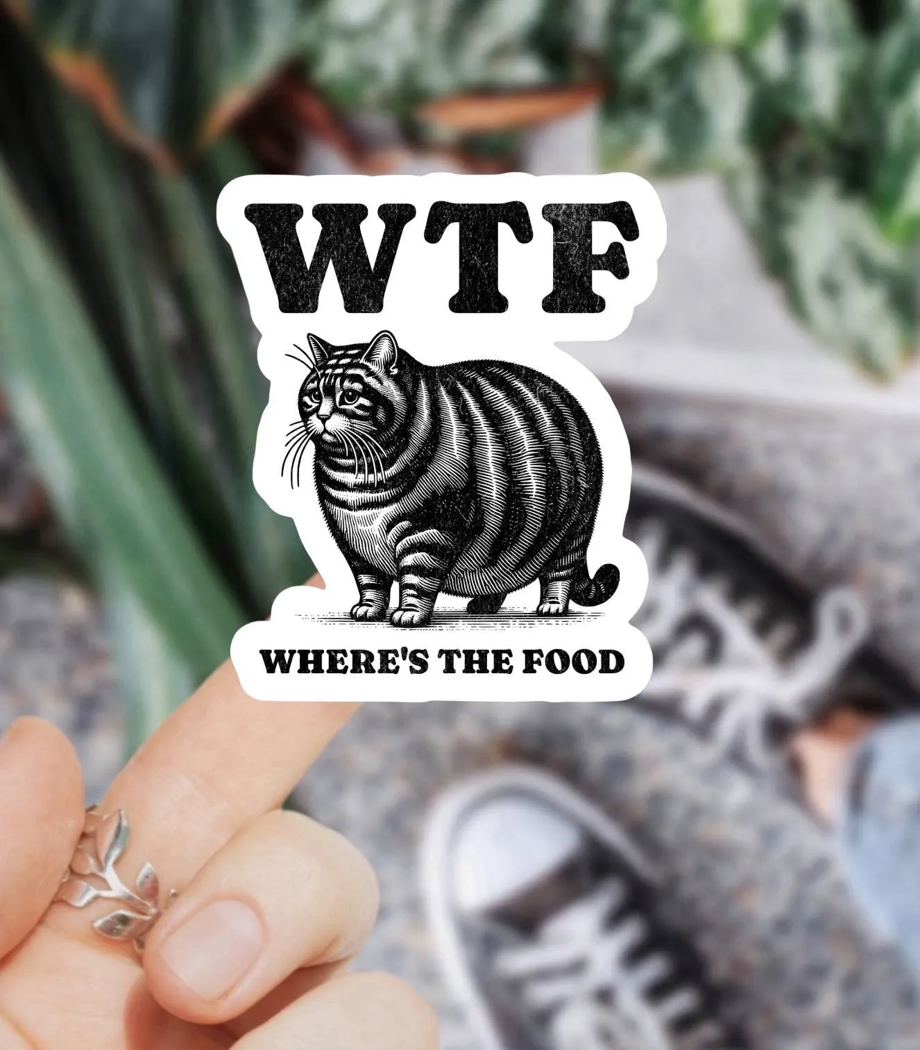 Cat WTF Sticker