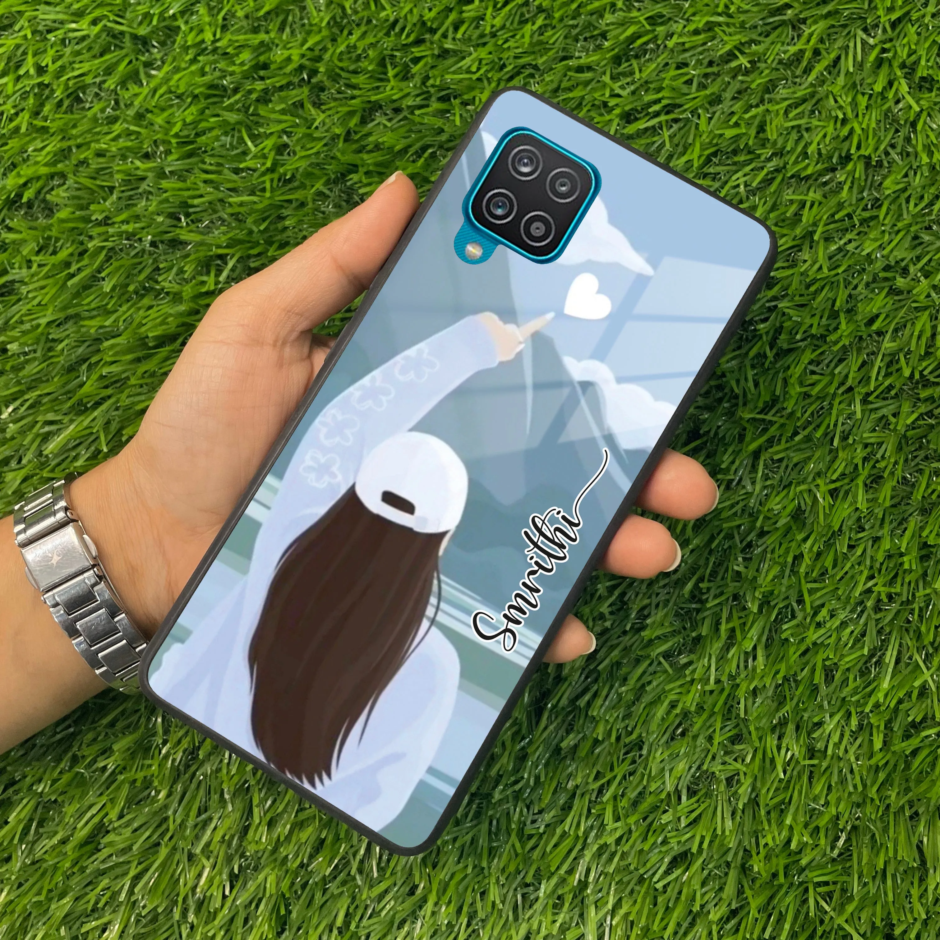 Chasing Dreams Customized Glass Case Cover for Samsung