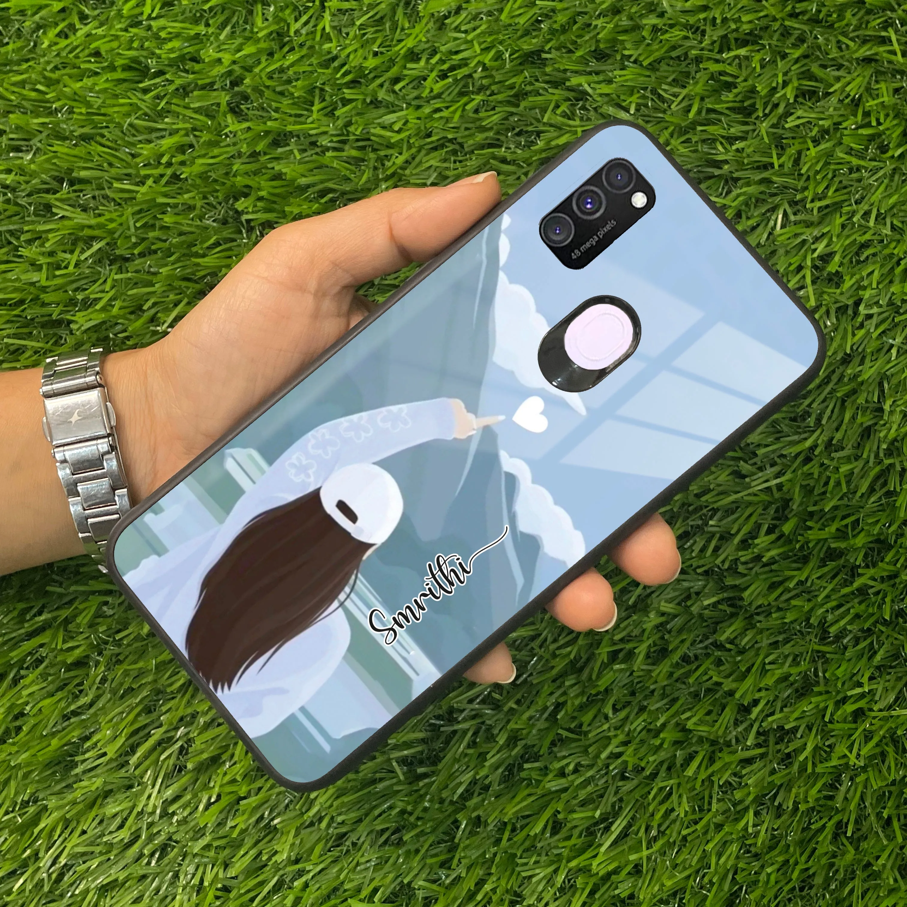 Chasing Dreams Customized Glass Case Cover for Samsung