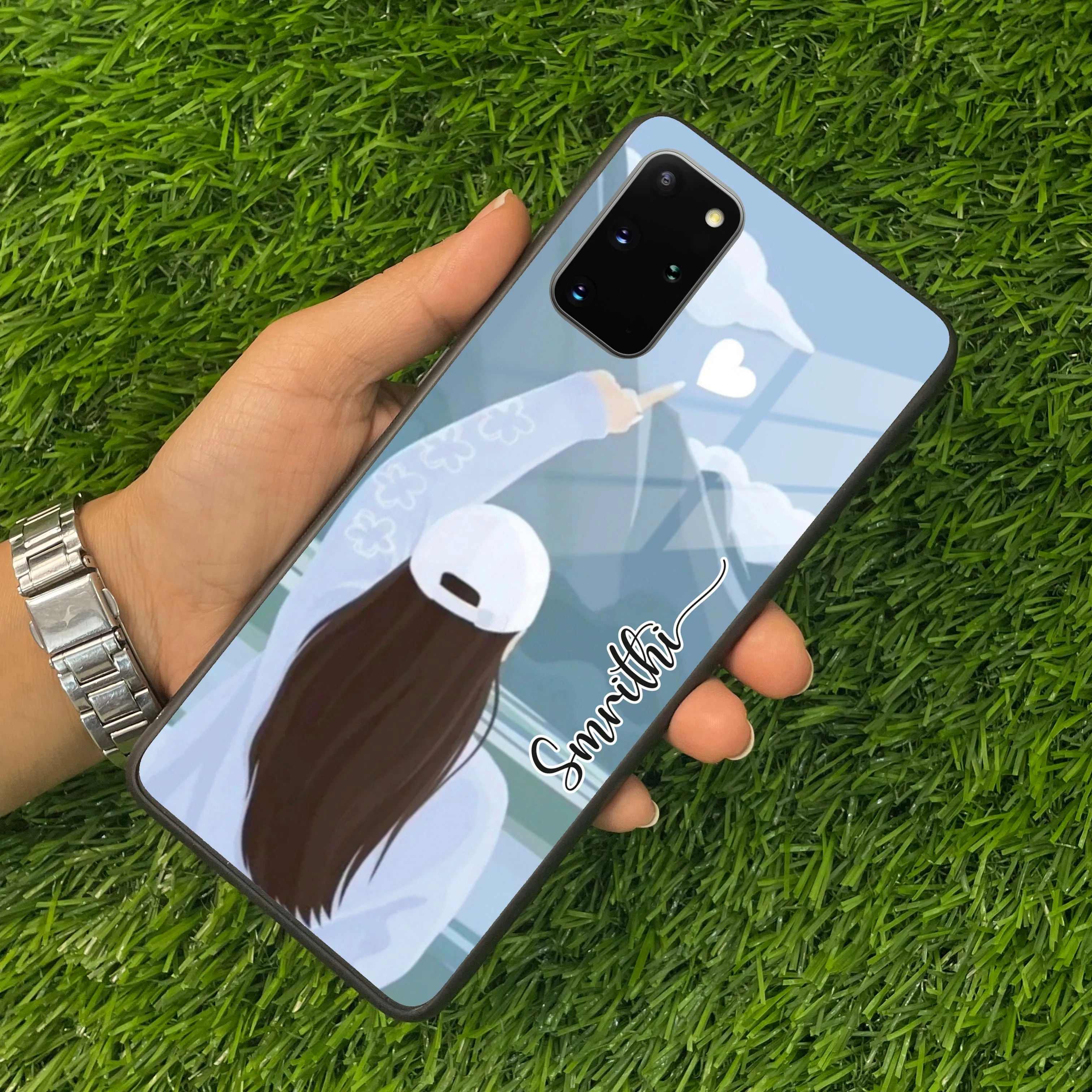 Chasing Dreams Customized Glass Case Cover for Samsung