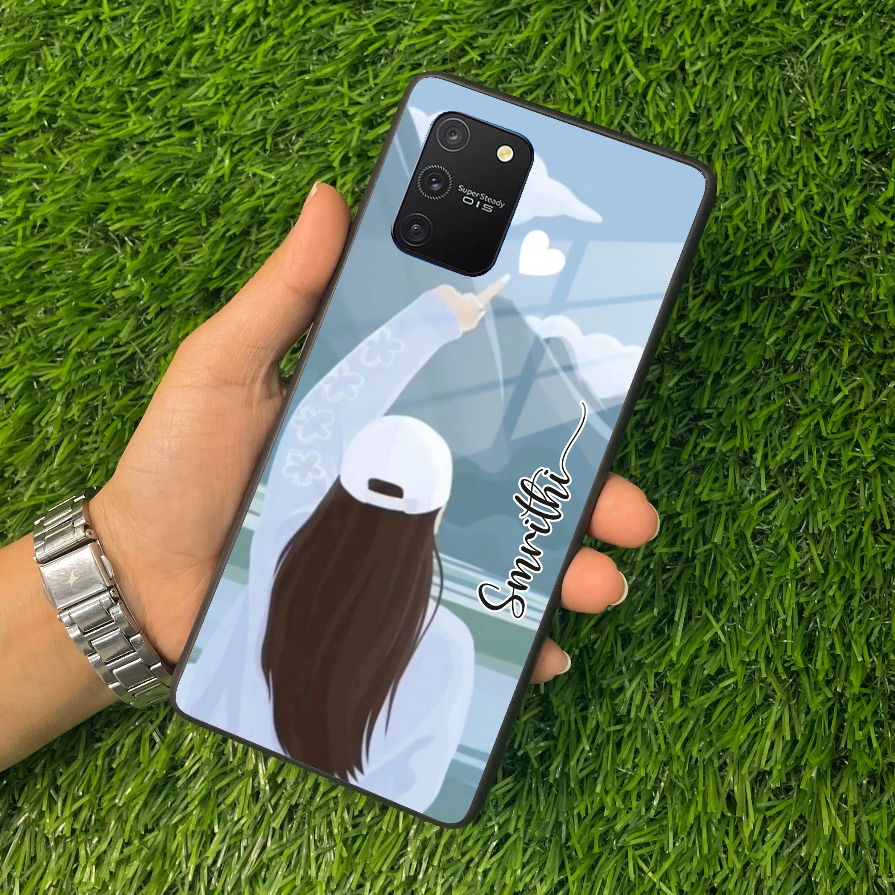 Chasing Dreams Customized Glass Case Cover for Samsung