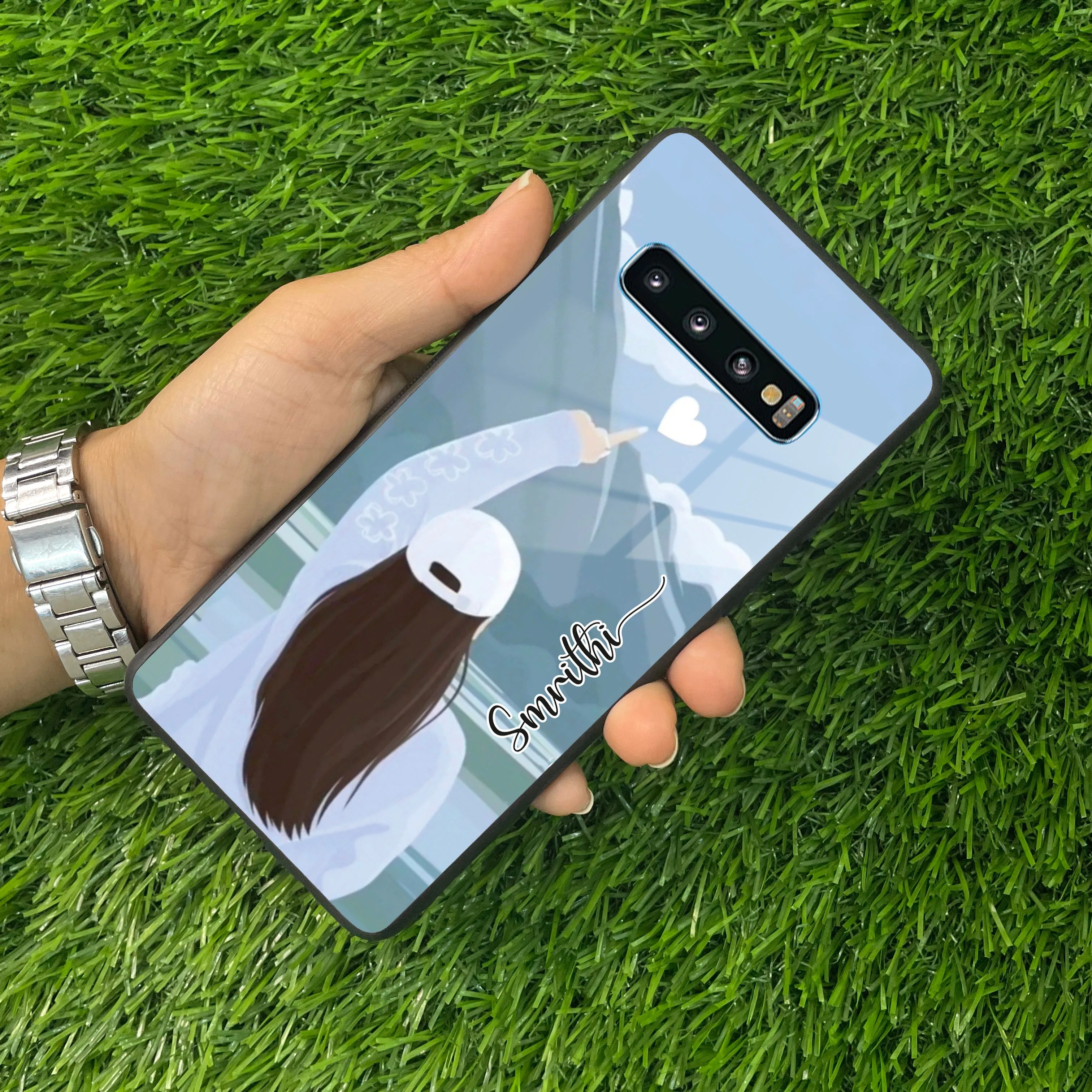 Chasing Dreams Customized Glass Case Cover for Samsung