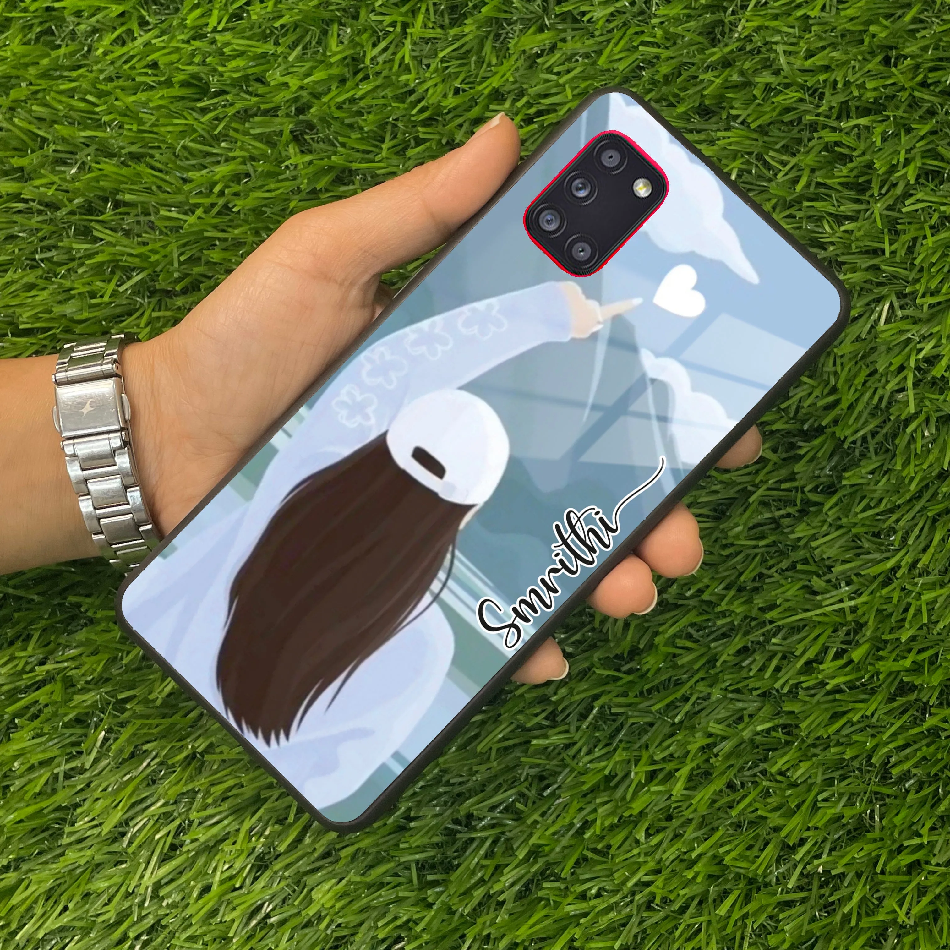 Chasing Dreams Customized Glass Case Cover for Samsung