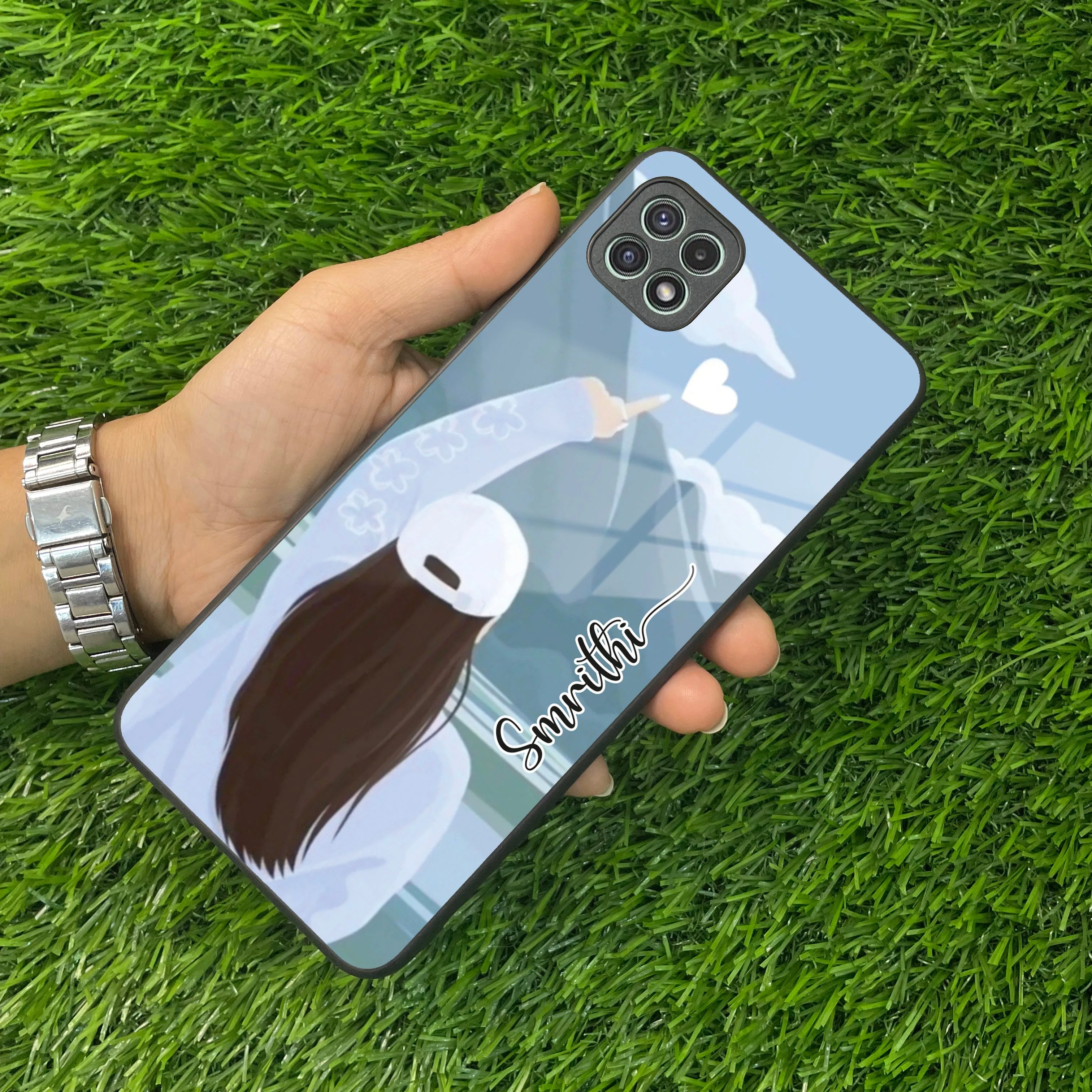 Chasing Dreams Customized Glass Case Cover for Samsung