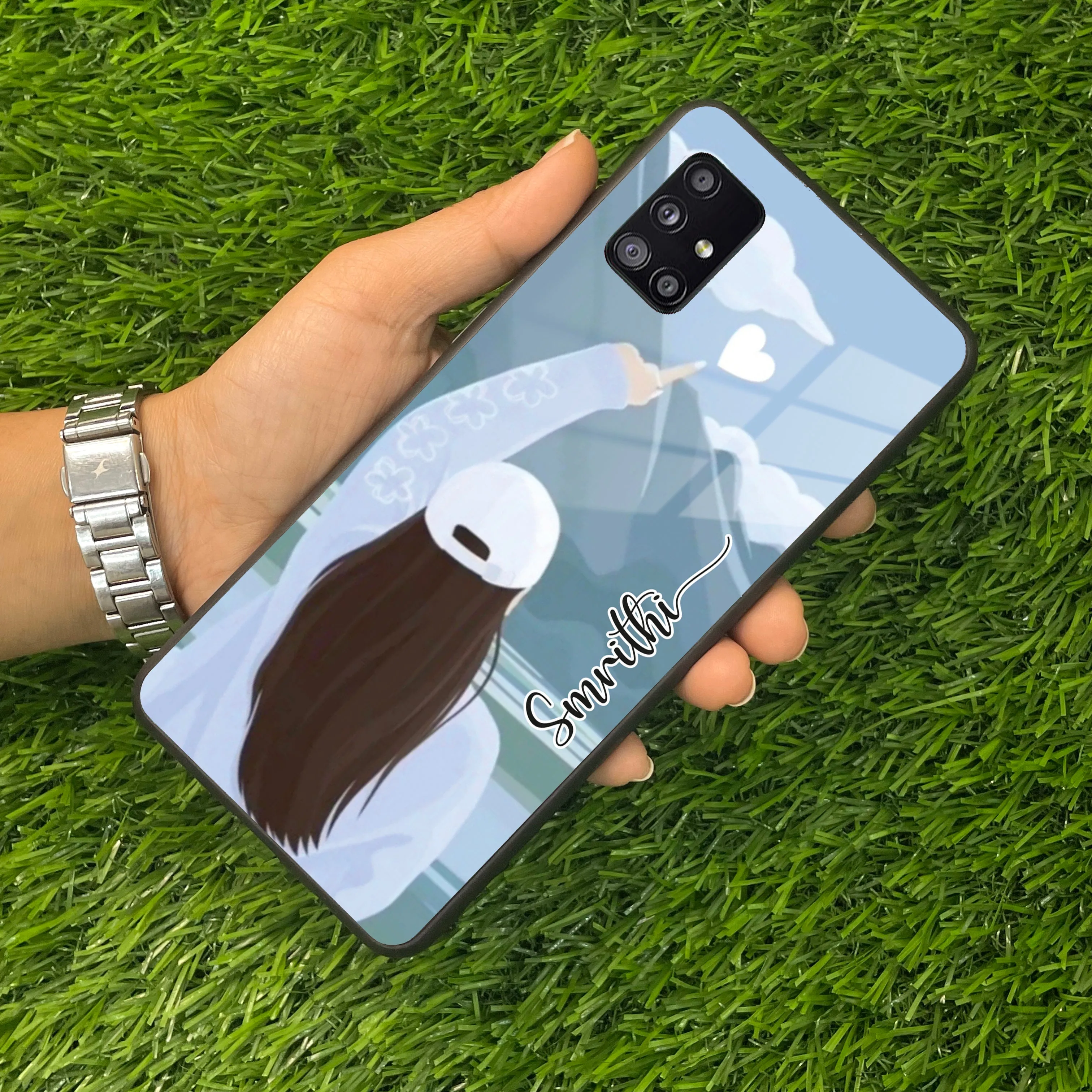 Chasing Dreams Customized Glass Case Cover for Samsung