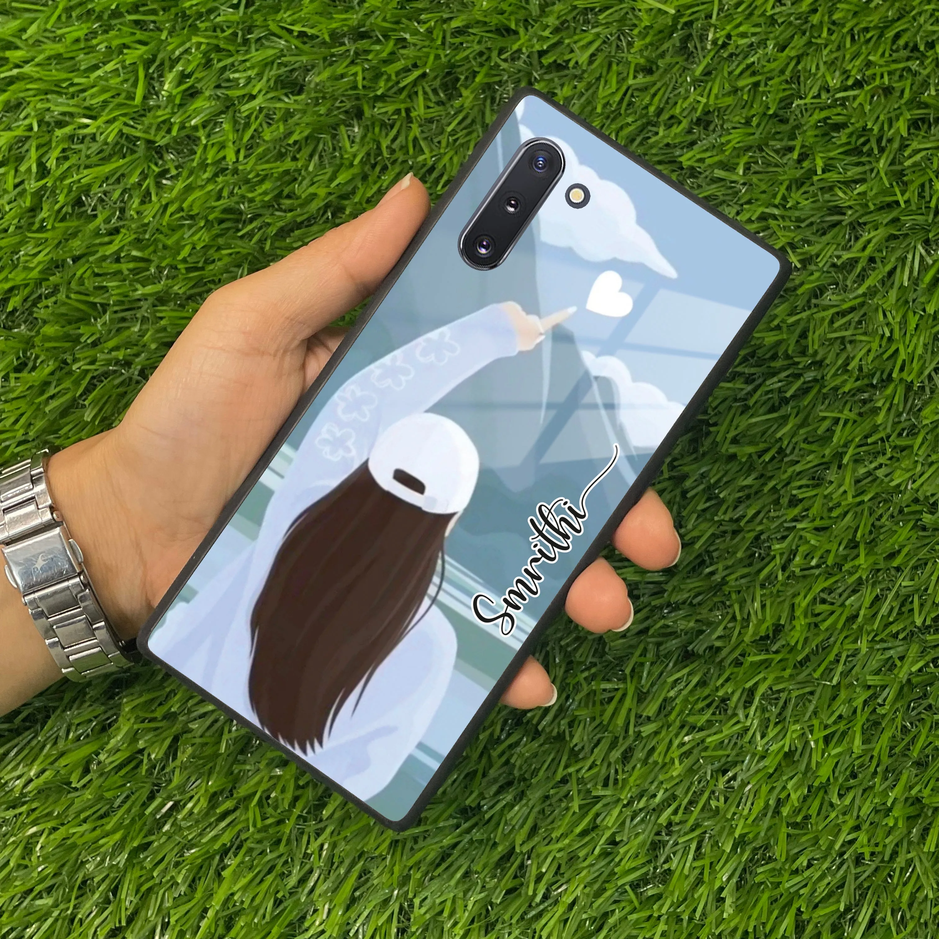 Chasing Dreams Customized Glass Case Cover for Samsung