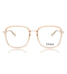 Chloe Women's Orange Square Optical Frame