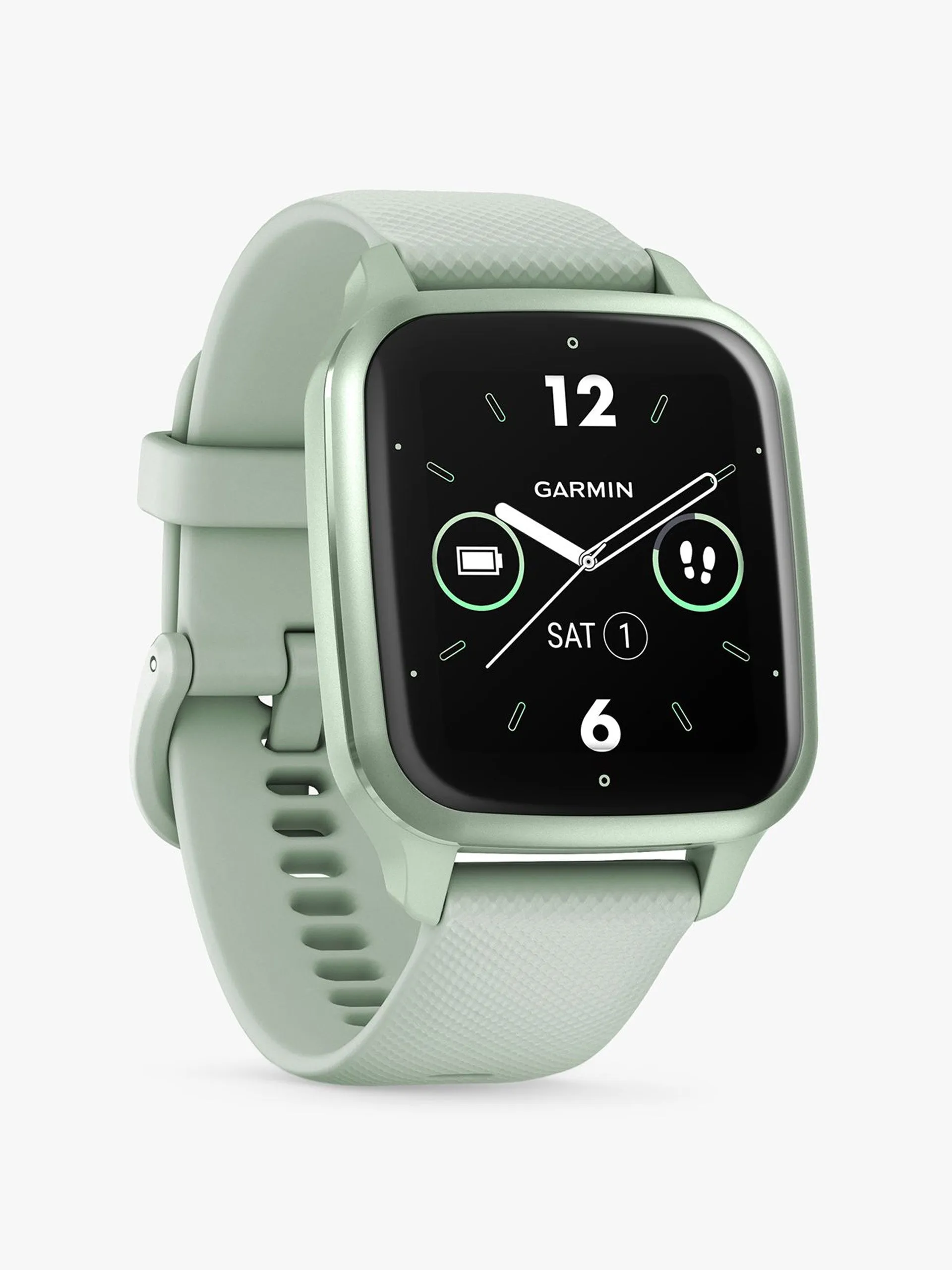 Cool metallic mint smartwatch