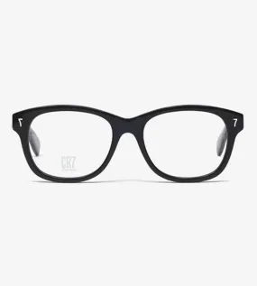 CR7 Women Black Cat-Eye Optical Frame