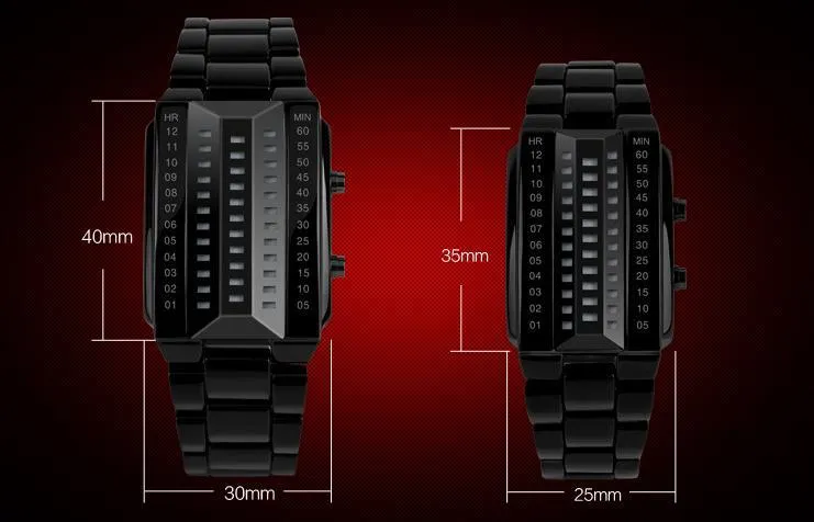 Creative LED Waterproof Electronic Couple Watch