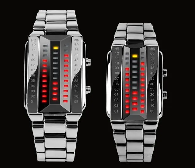 Creative LED Waterproof Electronic Couple Watch