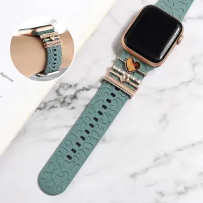 Decorative rings for smart watch bands