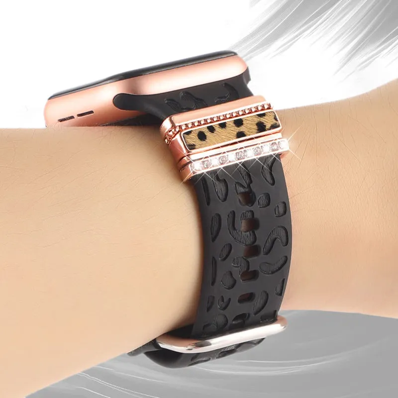 Decorative rings for smart watch bands