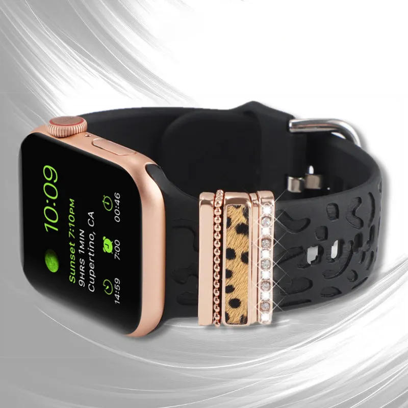 Decorative rings for smart watch bands