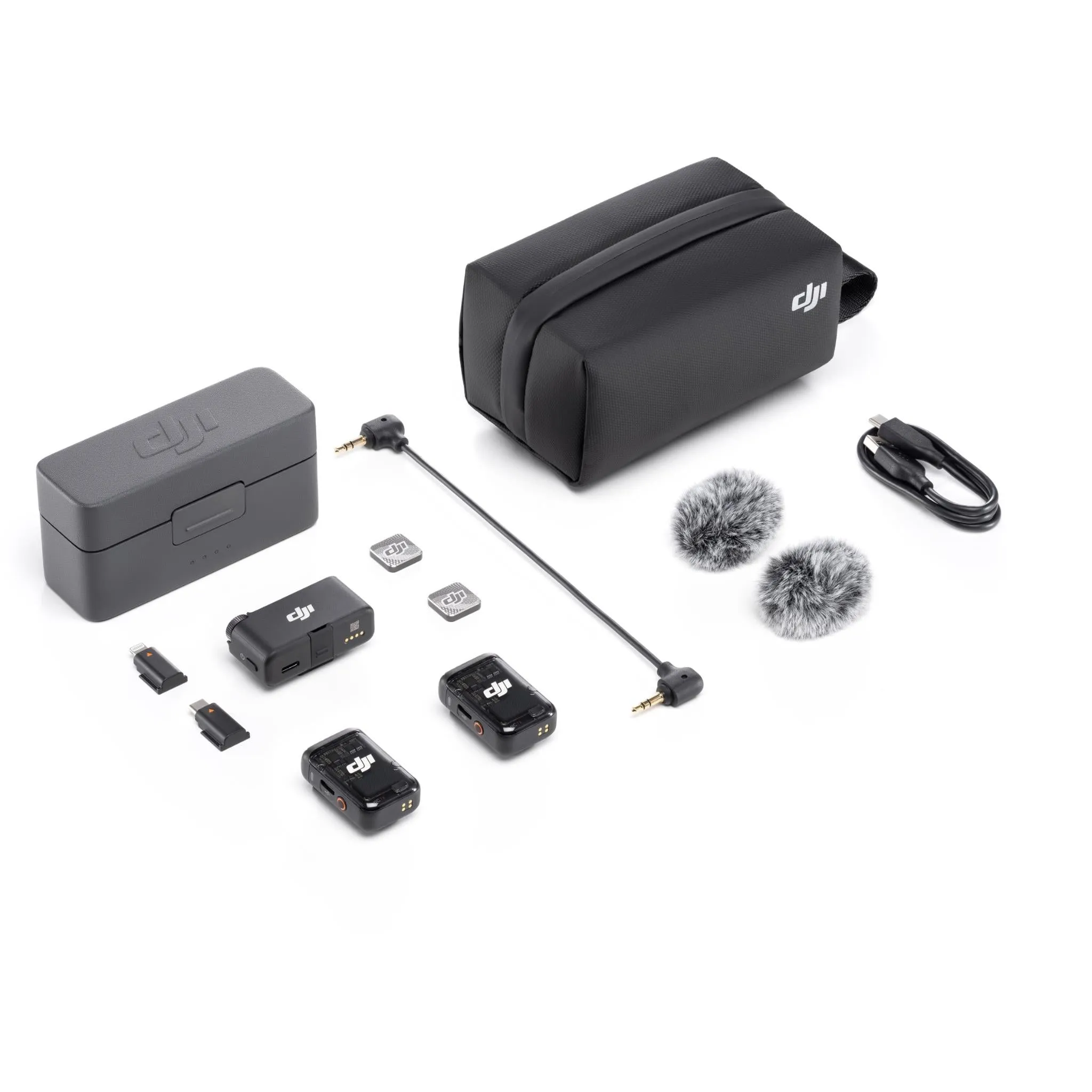 DJI Mic 2 Digital Wireless Dual Microphone Kit with Charging Case