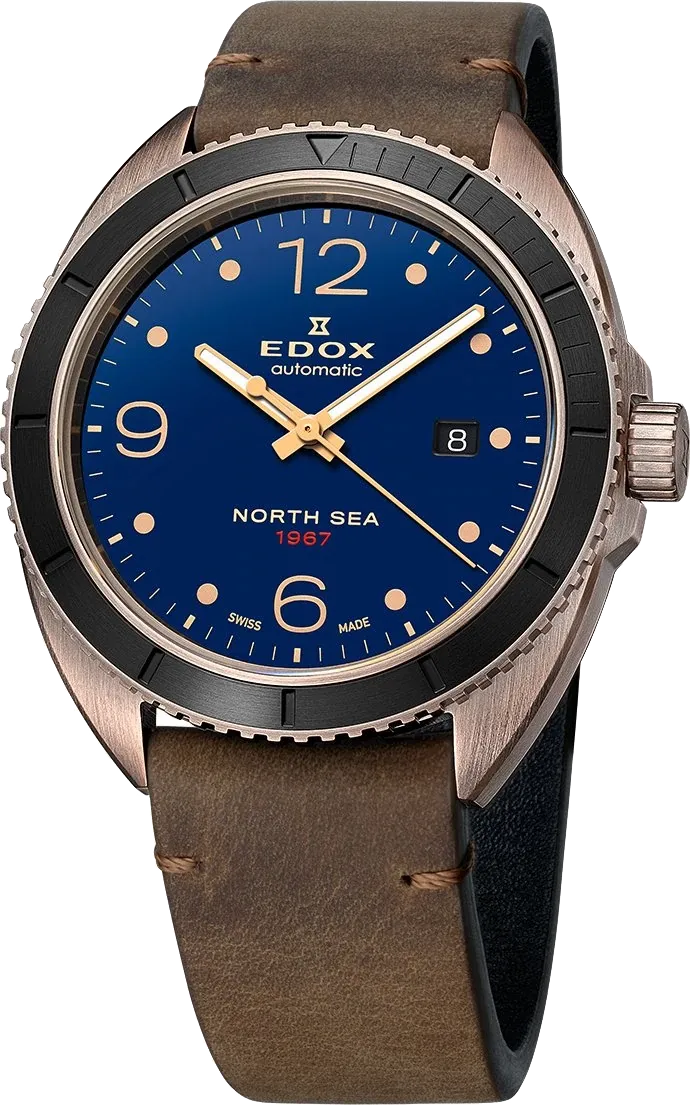 Edox North Sea 1967 Automatic 80118 BRN BU1 Limited Edition