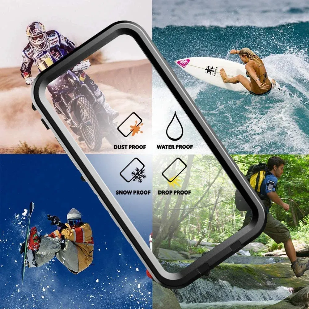 Entronix Waterproof Case for Apple iPhone 8/7/SE Case, Full Body Shockproof with Built In Screen Protector, Heavy Duty Cover