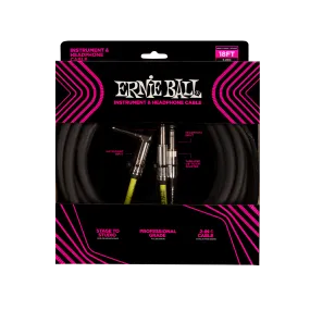 Ernie Ball Instrument And Headphone Cable