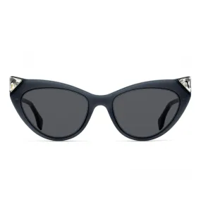 Fendi Women's Grey Cat-Eye Sunglasses