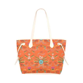 First Bloom Carrots Clover Canvas Tote Bag