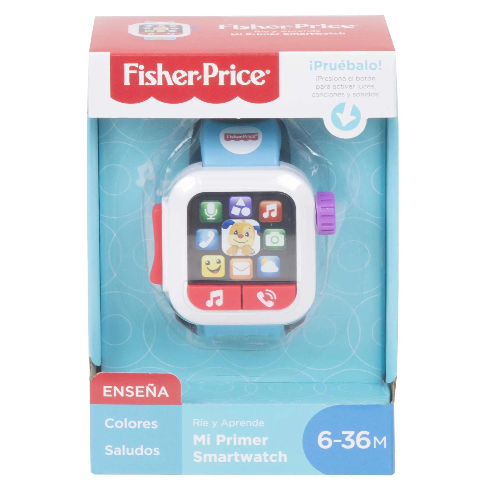 Fisher-Price Ríe y Aprende Juguete para Bebés Mi Primer Smartwatch