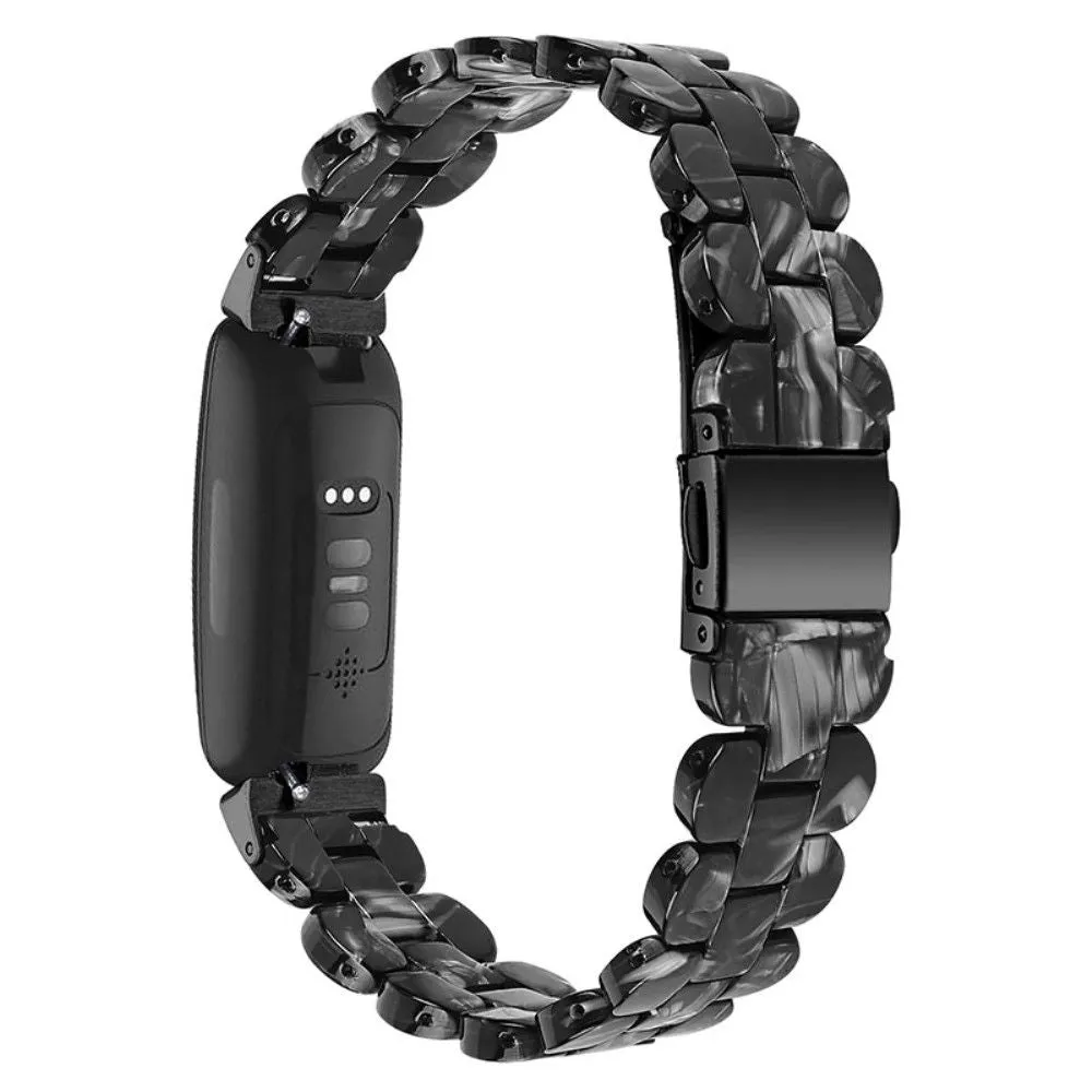 Fitbit Inspire 2 / Inspire HR oval resign watch strap - Black