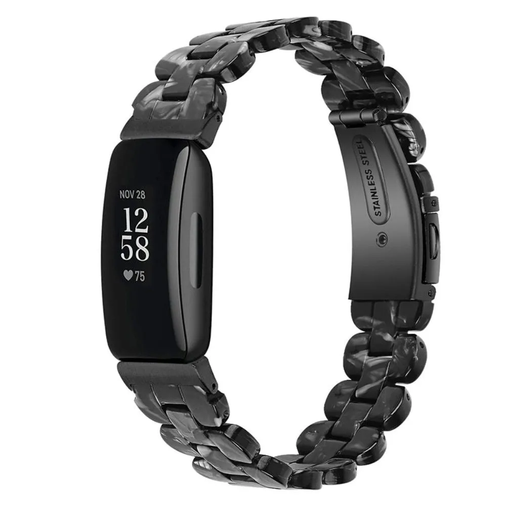 Fitbit Inspire 2 / Inspire HR oval resign watch strap - Black