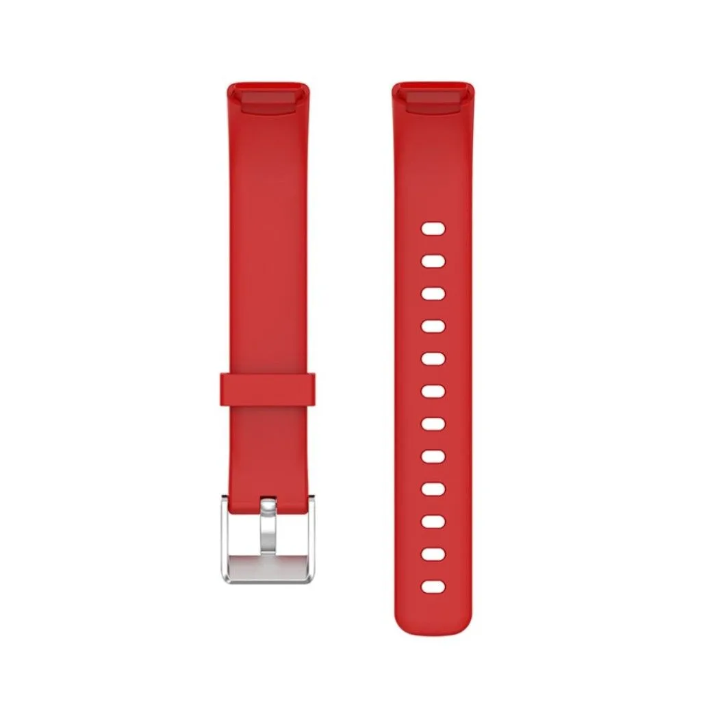 Fitbit Luxe silicone watch strap - Red / Size: L