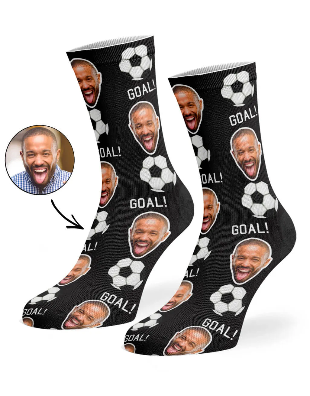 Footy Face Socks