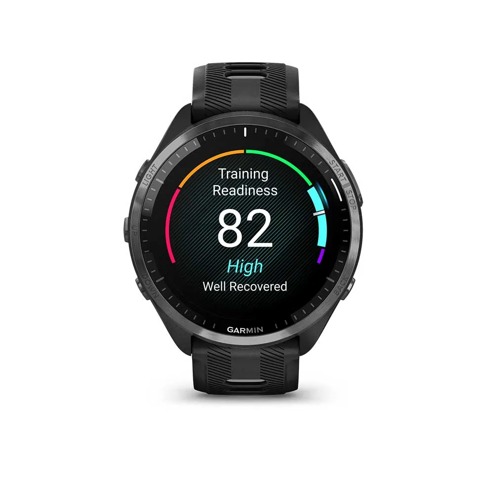 Forerunner 965 Running Watch - Black/Powder Gray